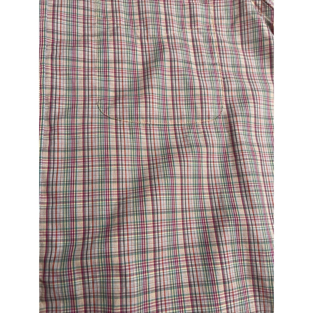 Alan Flusser Men's XXL Button Up Shirt Long Sleeve Pastel Stripes 100% Cotton - Picture 8 of 10